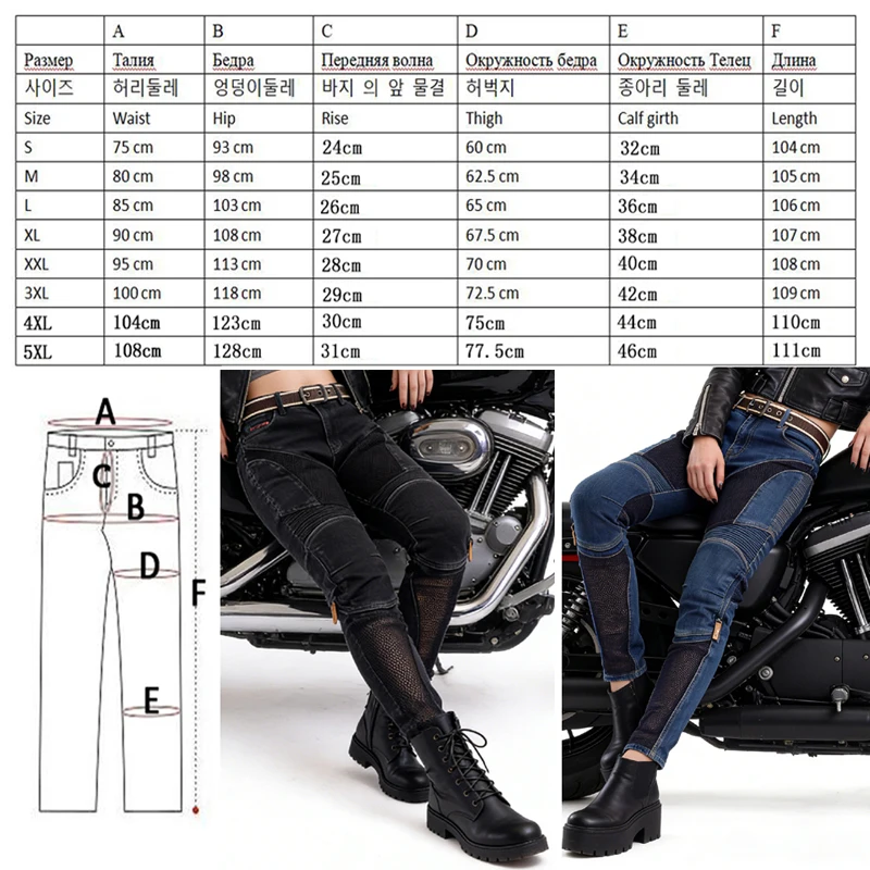 케블라 오토바이 청바지 여성용 메쉬 데님 올 블랙 여름 라이딩 팬츠 내마모성 방풍 내구성 먼지 방지 바이크 바지