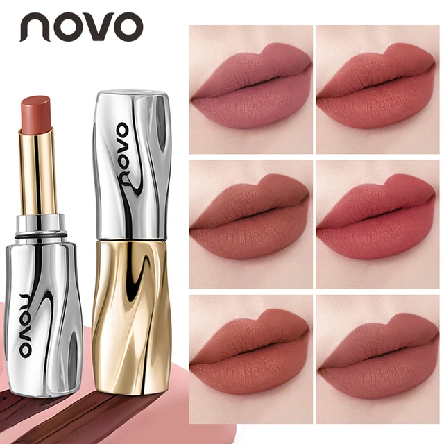 Velvet Soft Mist Matte Lipstick, Long-Lasting,Sweat-Proof, Non-Touch Cup, Smudge-Proof Lip Tint With High Color Rendering 1
