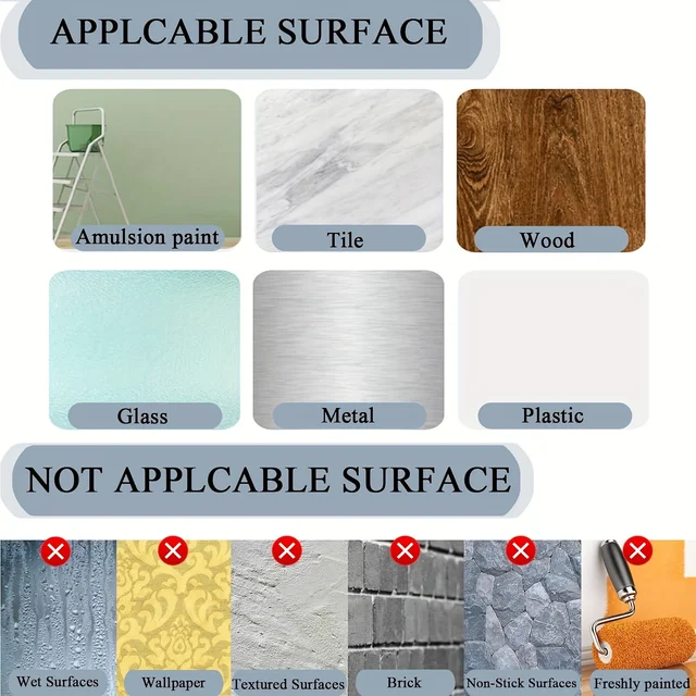 Punti Adesivi In Gel Moguri - Trasparenti, Rimovibili, 13x8 Cm Per Appendere Poster E Decorazioni - Foto 7