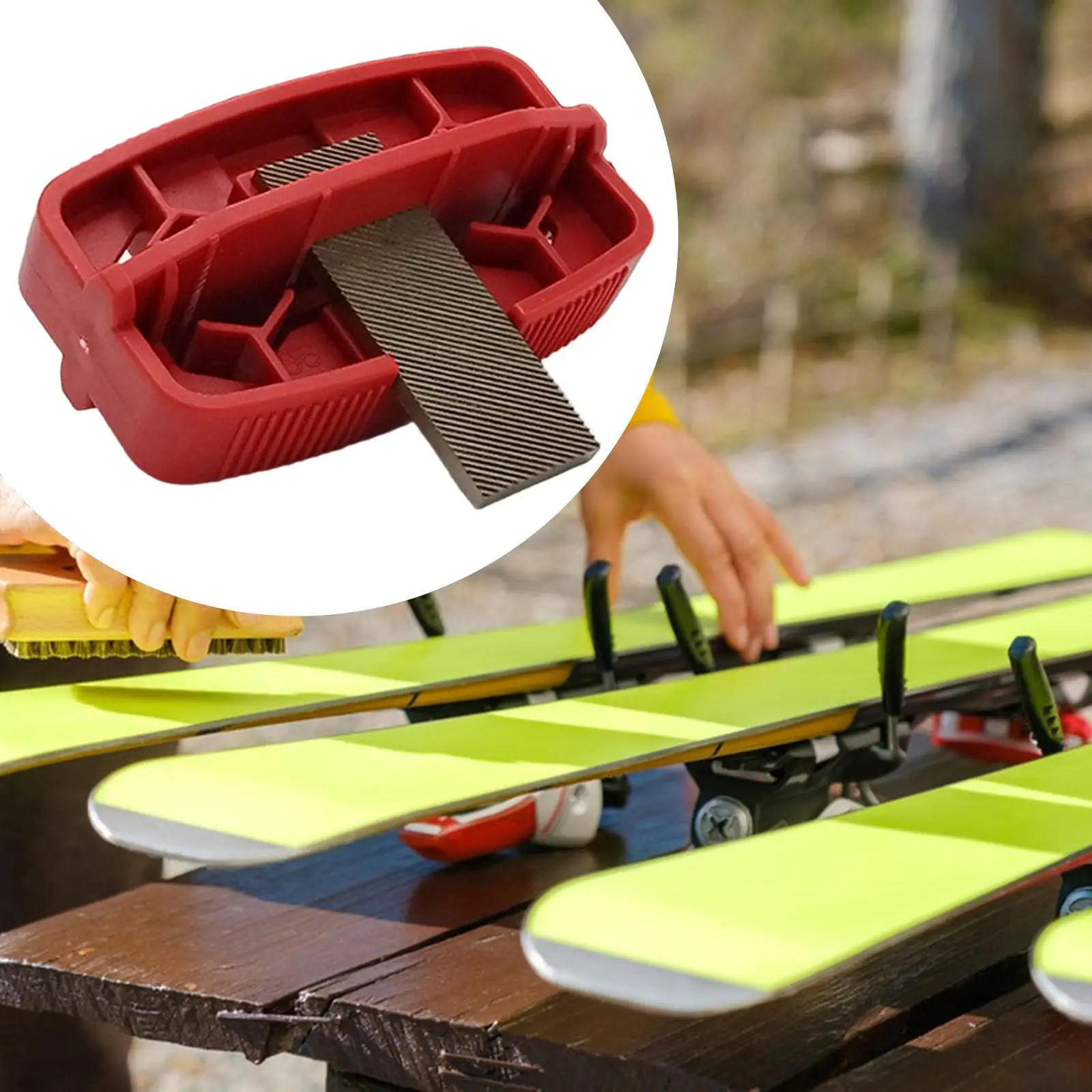 Side Ski Angle Tool Ski Board Edge Sharpener Skate Sharpening Tool Maintenance Kit Edge Sharpener