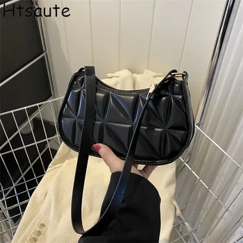 Mini moda femminile sotto le ascelle borsa per la spesa retrò casual donna totes borse a tracolla borsa in pelle tinta unita femminile per le donne 1