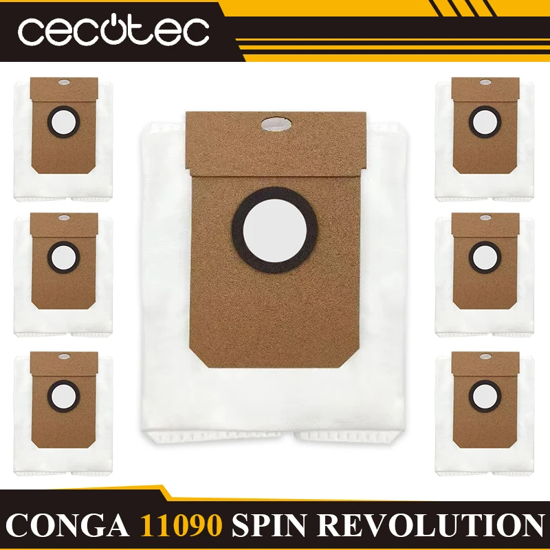 ULXIOM Sacchetti Per Polvere Per Eufy L50/L60 SES E Conga Home 10000/8090/9090 AI – Confezione Da 10 Filtri Di Ricambio Con Alta Capacità 2,5L