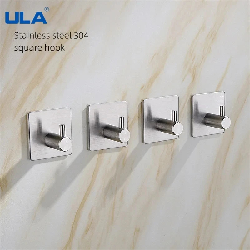 ULA 3M Adhesive Wall Hook for Door Towel Clothes,adhesive hook,clothes hook,towel hook