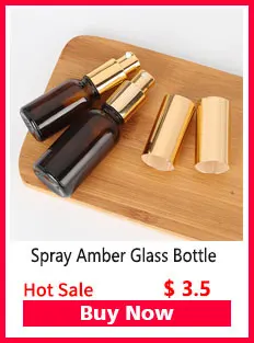Bernstein Glas Spray Flasche Öle Flüssigkeit Schwarz Presse Pumpe Für Parfüm Sprayer Zerstäuben Groß Reise Nachfüllbare Behälter Großhandel – Detail 3