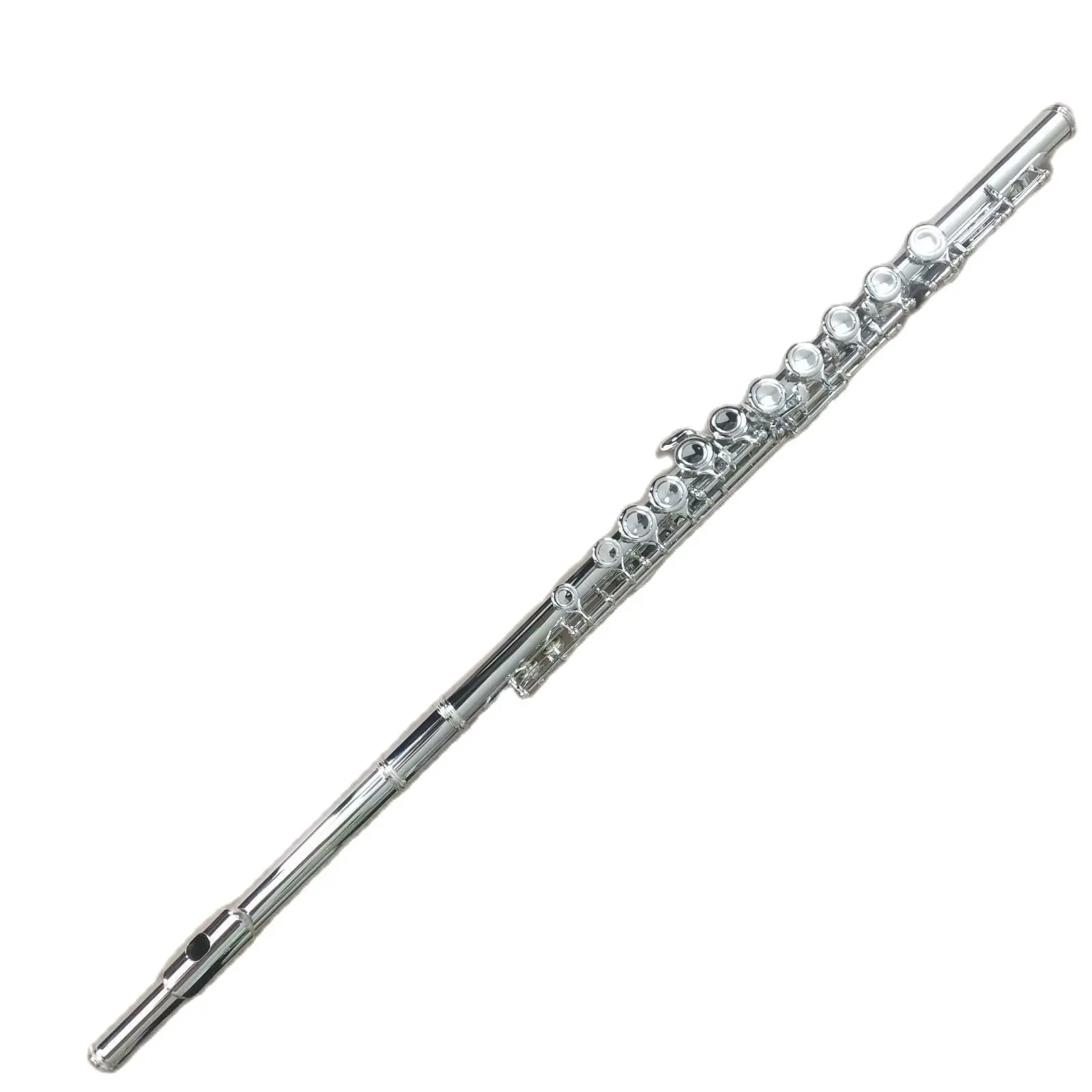 Flute 16 Closed Hole E key C Nickel Plating Good Sound