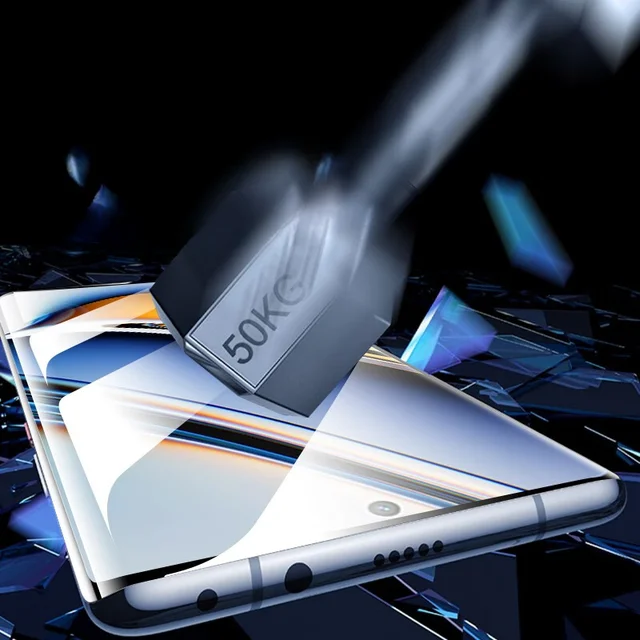 واقي شاشة من الزجاج المقسى المنحني ثلاثي الأبعاد لهاتف Realme 11 10 Pro Plus على Realme11 Pro + 11 ProPlus غطاء كامل مضاد للضوء الأزرق