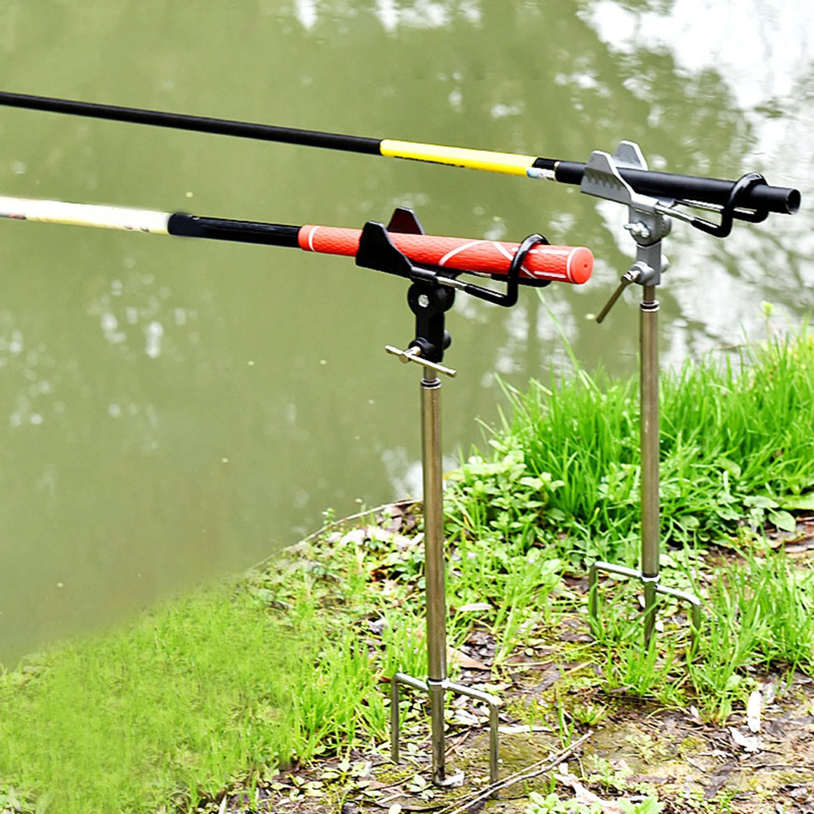 Universal Fishing Rod Holder Outdoor Portable Fishing Rod Storage Rack Tripod Stand Fishing Bracket Tool Equipment
