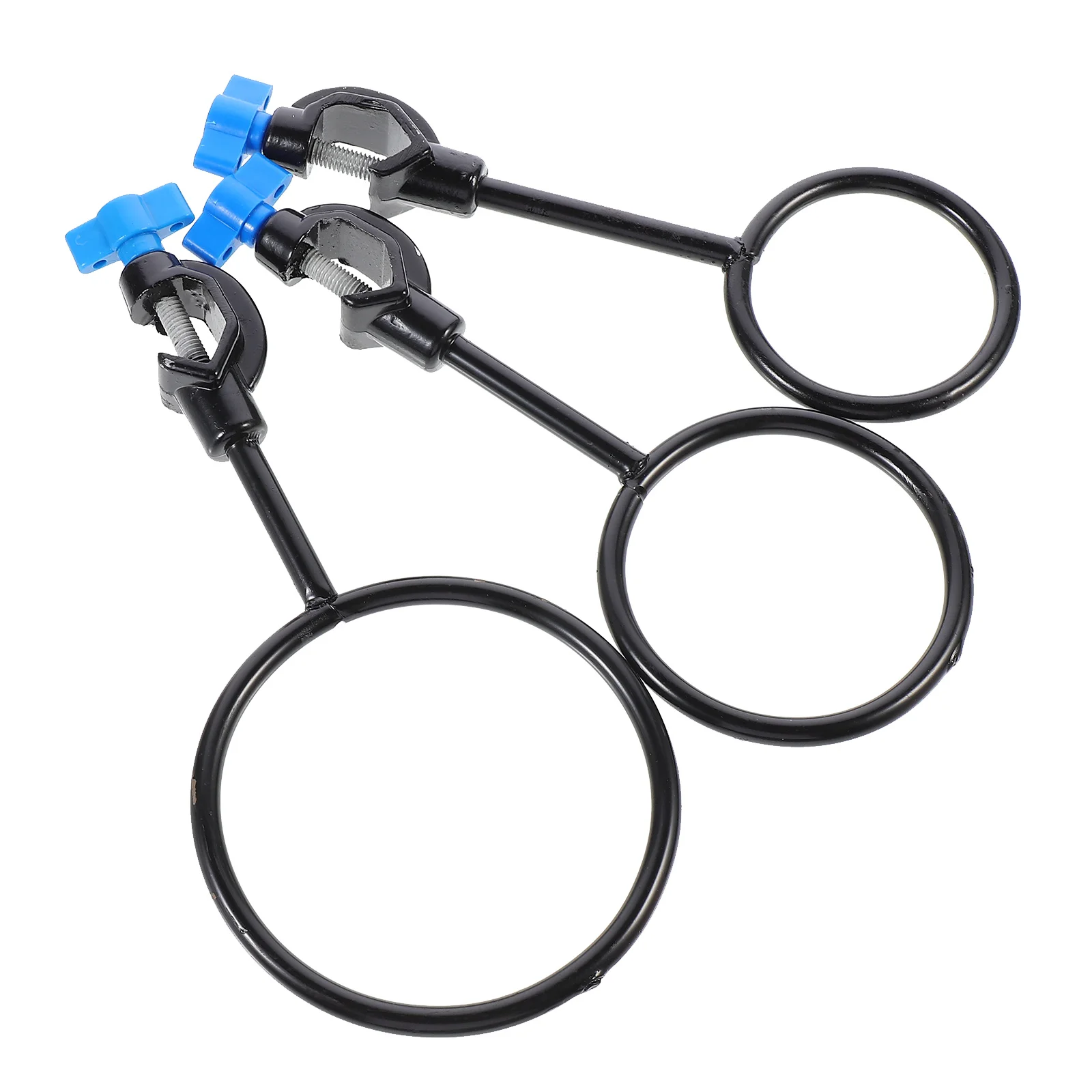 

3 Pcs Iron Stand Ring Metal Rings for Laboratory Flask Clamp Support Closed Extension