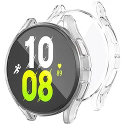 Ultimate TPU Protective Case & Screen Protector for Smartwatch - Soft, Full-Cover Bumper Shell Accessories (Transparent 01)