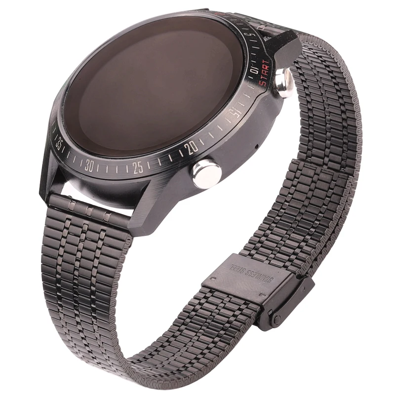 Sleek Stainless Steel Quick-Release Watch Strap - Breathable Design
