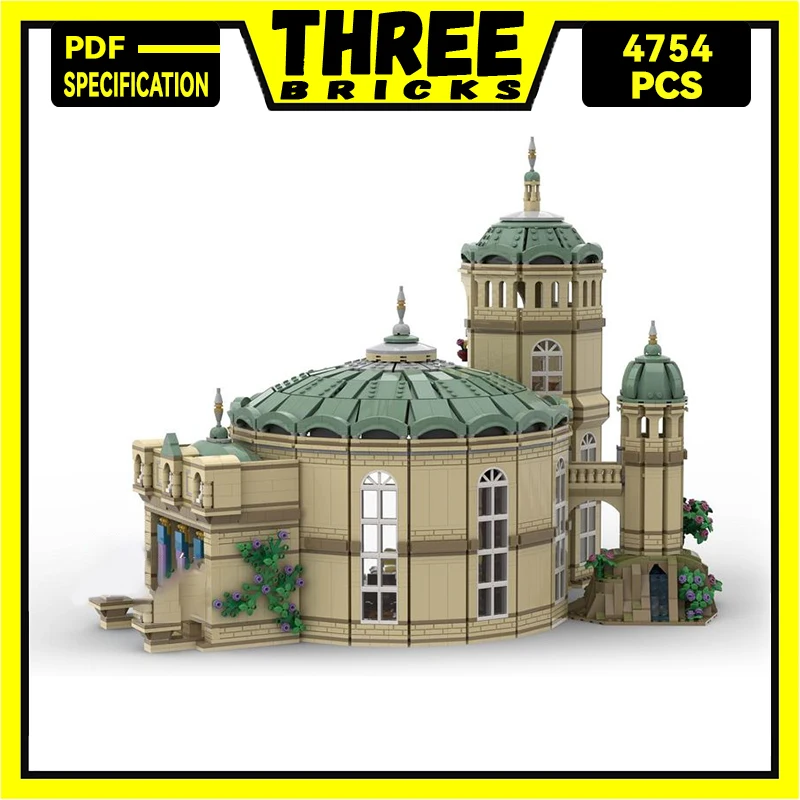 

Moc Building Blocks Street View Model Series Grand Palace Technical Bricks DIY Assembly Famous Toys For Childr Holiday Gifts