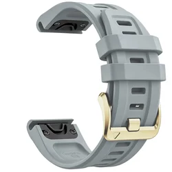 Sport Silicone QuickFit 20mm Watch Band Strap - QuickFit 20mm (Gray)