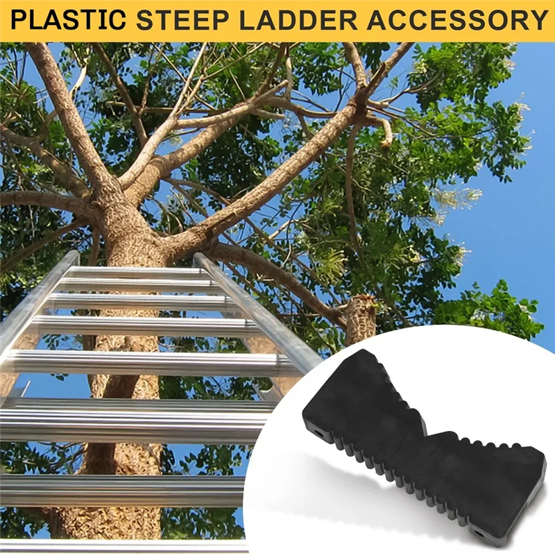Steep Ladder Accessory Anti-Slip Ladder Stabilizer Sturdy Rail Scratch Protection