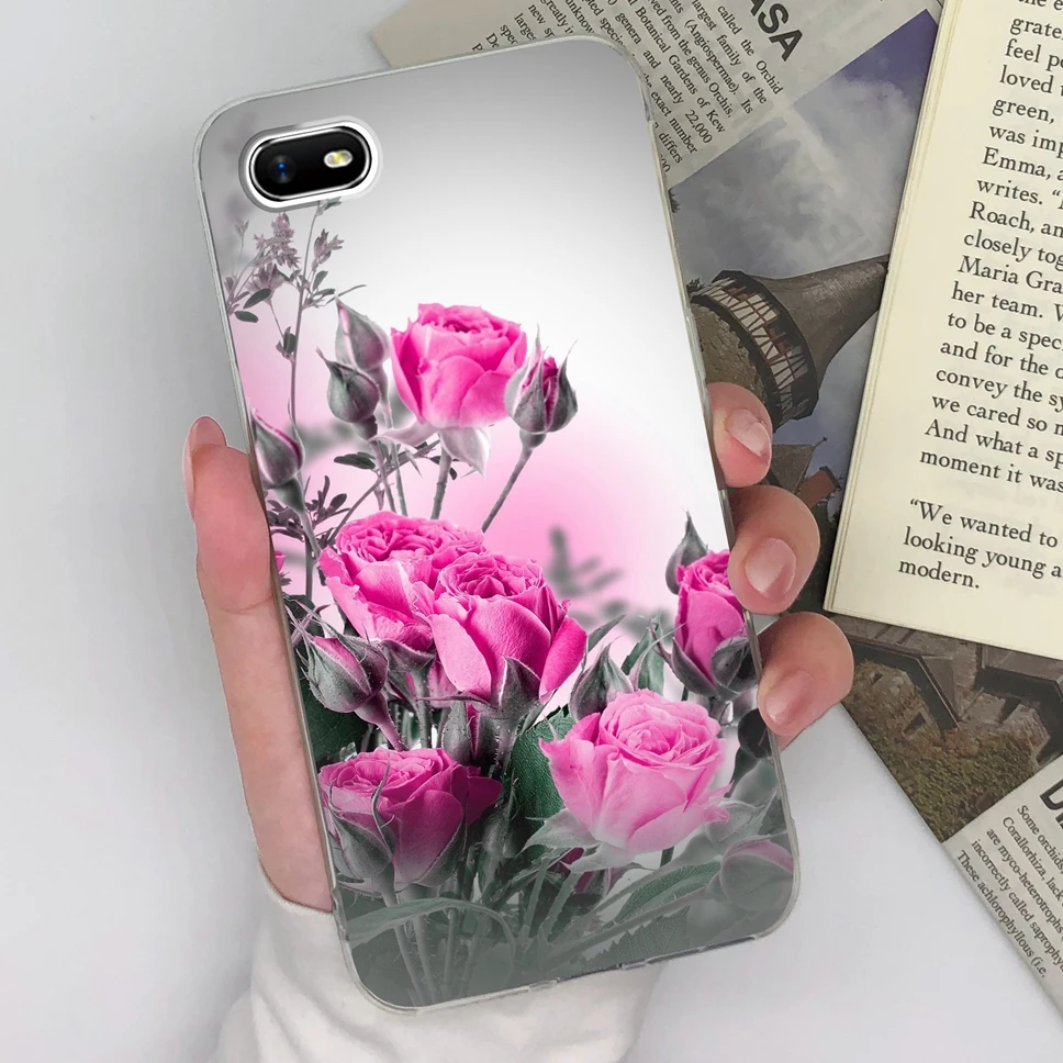 Cute Sweet Girl Transparent Soft Silicone Phone Case – 6.1 inches