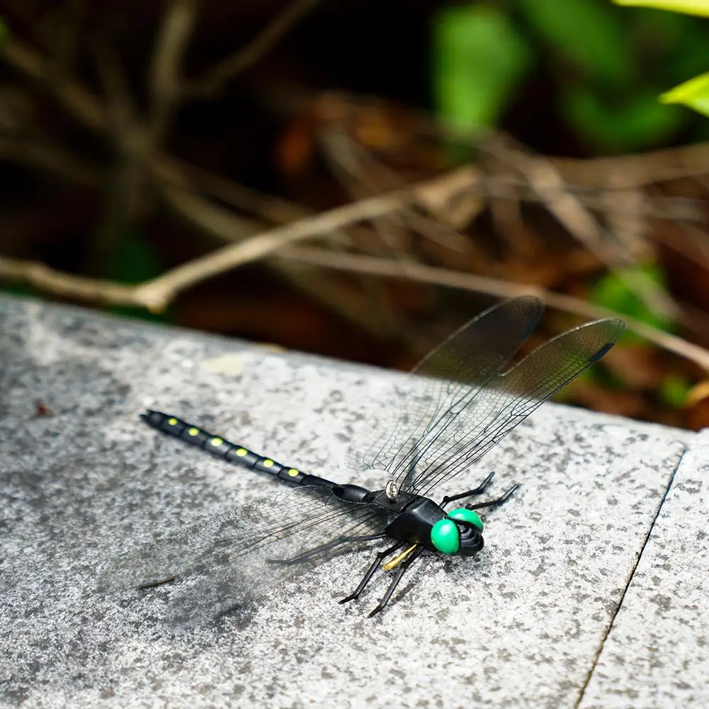 4/10/20 stücke Outdoor-Mücken schutzs imulation von großen Libellen Libelle Modell Spielzeug die Flügellänge beträgt 14cm – Detail 15