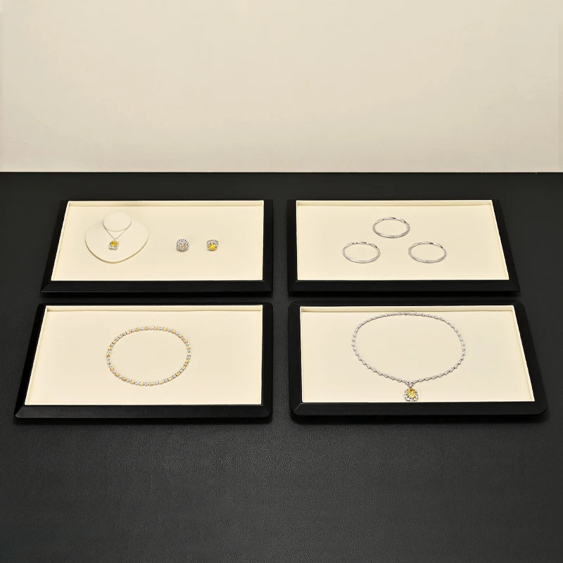 Luxury Jewelry Display and Storage Leather Tray
