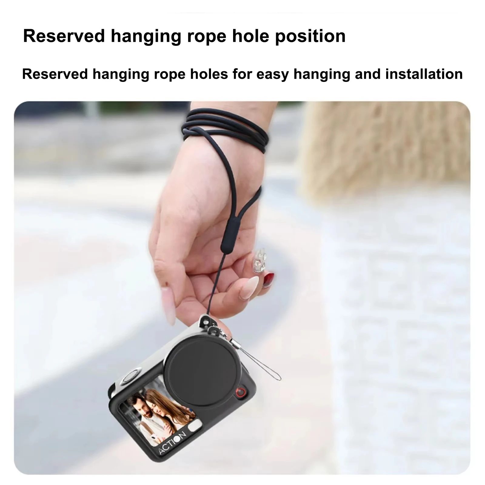 Silicone Protective Carrying Case with Screen Protector & Lens Cap Storage Bag