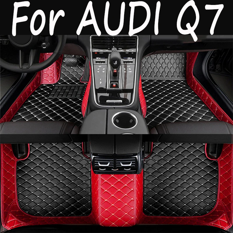 

Car floor mats for AUDI Q7 (Five Seats) 2016 2017 2018 2019 Custom auto foot Pads automobile carpet cover interior accessories