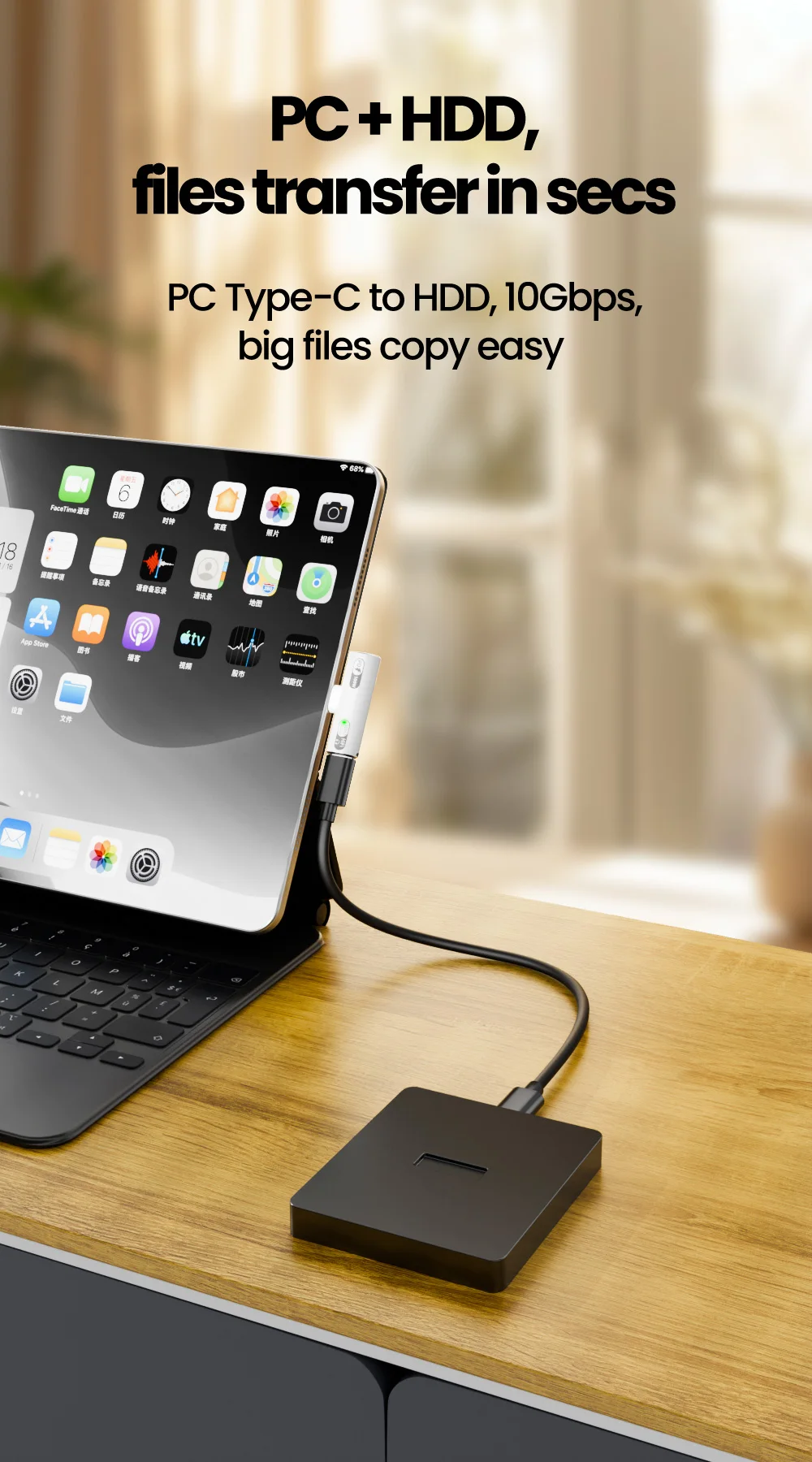 OLAF USB-C 2-in-1 Audio & Charging Adapter 100W