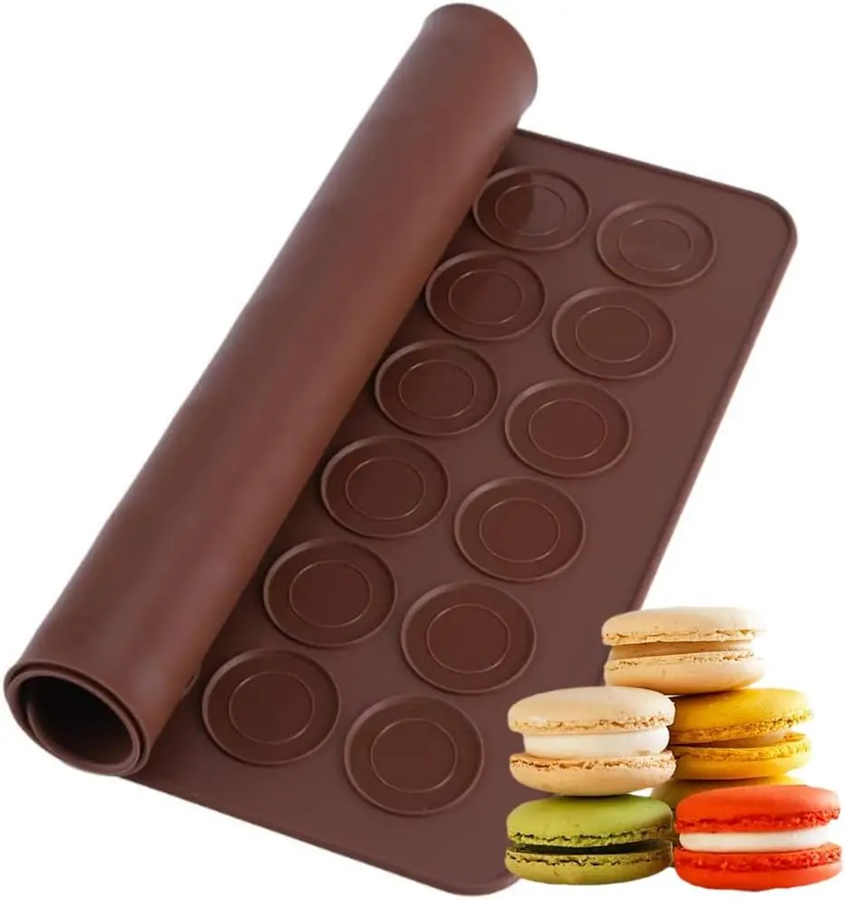 Premium Non-Stick Silicone Baking Mats - Perfect for Macarons, Cookies, Pastries, and More