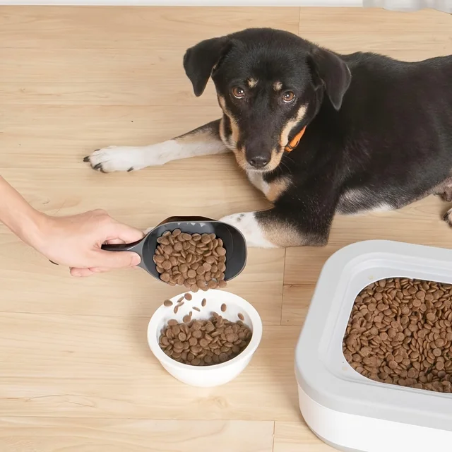 Pet Feeding Shovel Cat Food Scoop Large Capacity Multifunctional Cat Dog Spoon Plastic Pet Food Deep Shovel Pet Spoon 4