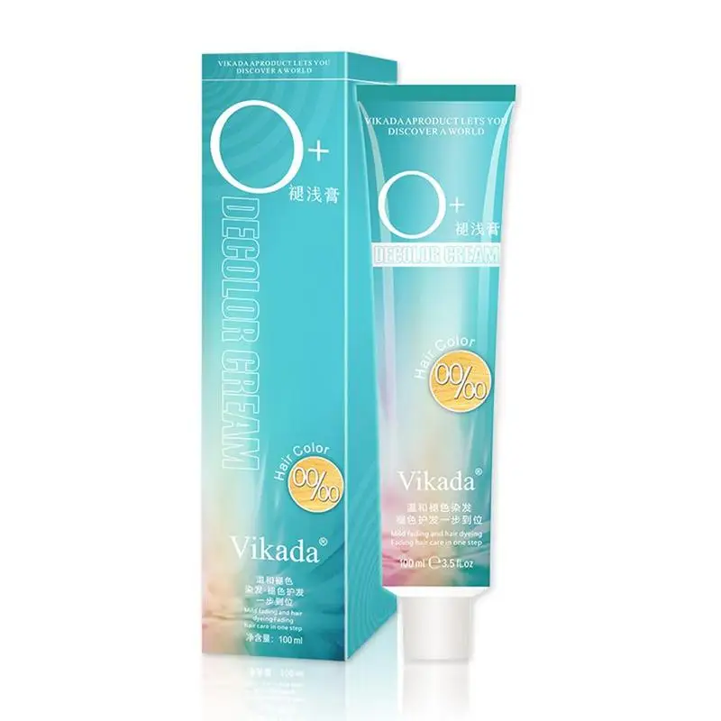 

100ml Professional Bleaching Agent With Hydrogen Peroxide Hair Fading Cream Hurt Milk Not Care Color Brighten Long Lasting