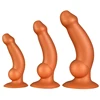 Liquid Silicone Anal Dildo with Suction Cup Soft Realistic Dick Penis Female Masturbator Big Butt Plug Sex Toy for Women Lesbian 1