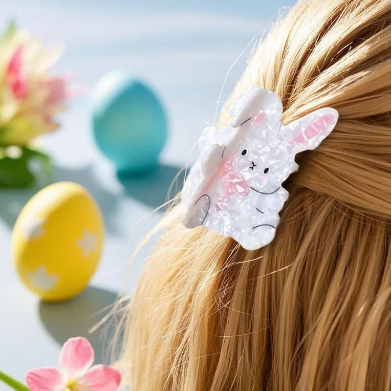 Cute Rabbit Paw Cartoon Ponytail, Cute Back of The Head Bun Interesting Styling Decoration Suitable for Cute Princess Girls