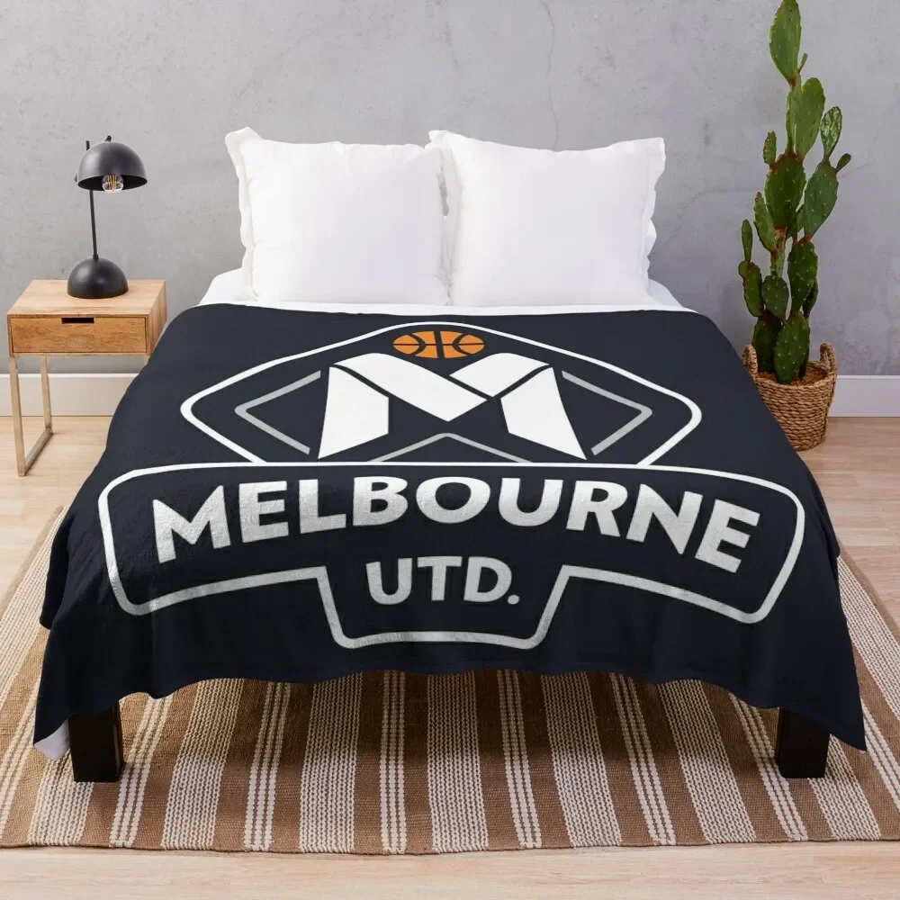 

Melbourne United Throw Blanket halloween Decorative Throw Warm Blankets