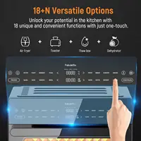 Air Fryer Toaster Oven Combo - Fabuletta 18-in-1 Countertop Convection Oven 1800W, 32QT Large Countertop Convection Toaster Oven 2