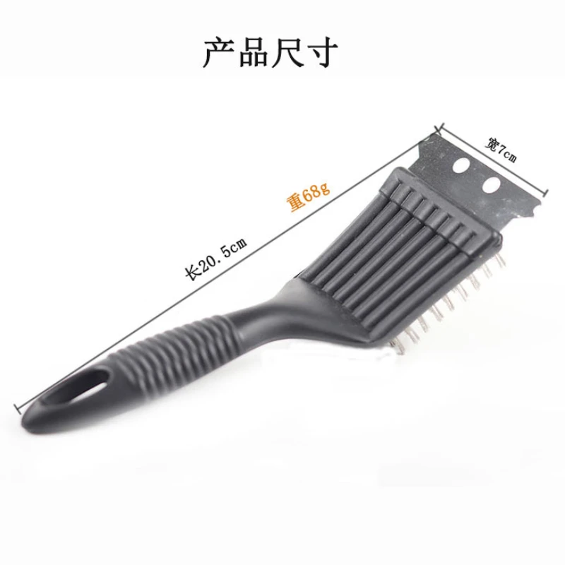 Stainless Steel Wire Cleaning Brush Barbecue Grill Brush Non-stick BBQ Outdoor Home BBQ Accessories Tools