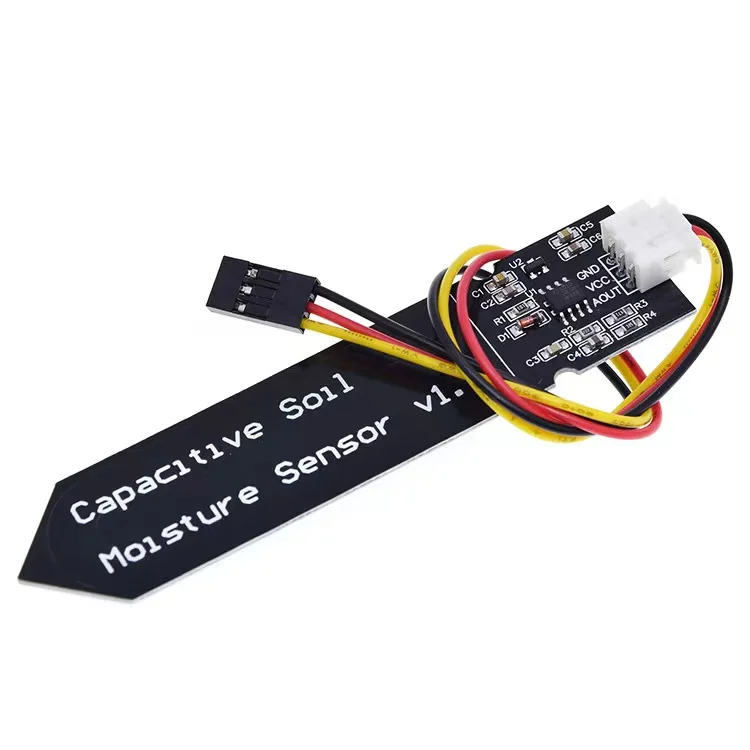 정전식 토양 수분 센서 모듈 |   부식 방지, 3.35.5V 광범위 전압 |   Arduino용 중력 인터페이스 포함