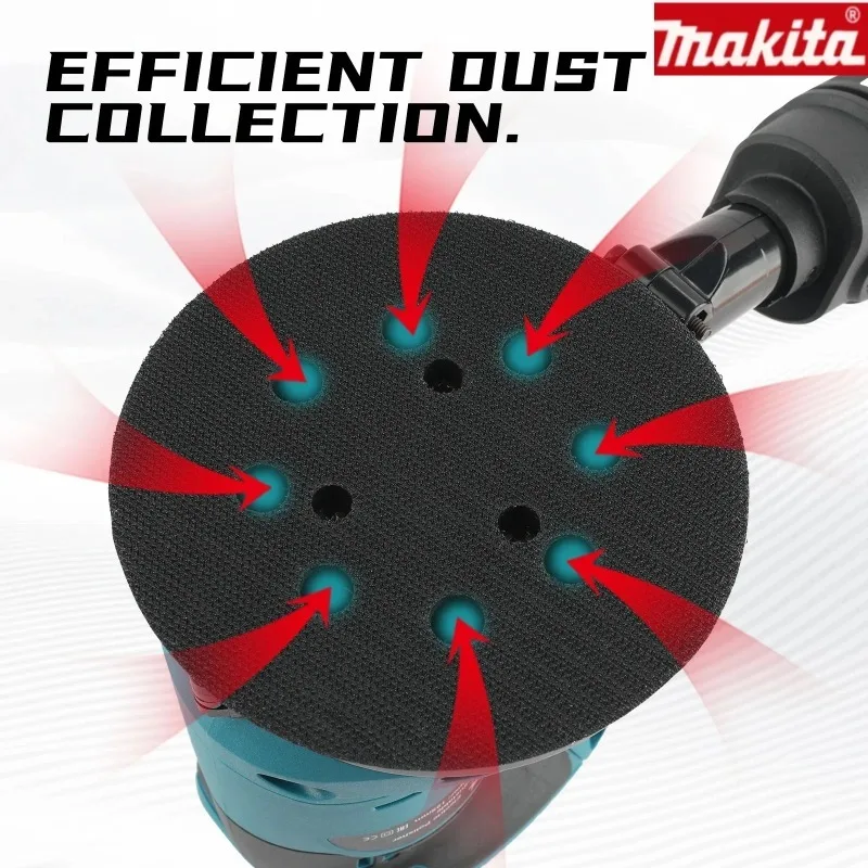 마키타 DBO180Z 18V 무선 충전식 디스크 브러시리스 랜덤 오비탈 샌더 목공 샌딩 퍼티 연마 전동 공구