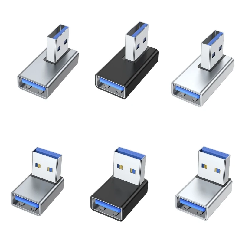 

USB-папа-мама прямоугольный адаптер с поворотом на 90 градусов USB3.0 штекер-мама коленчатый адаптер для передачи данных для для