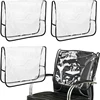 1/3/5pcs chair back cover plastic transparent salon chair back cover suitable for most standard chairs to prevent stains 1
