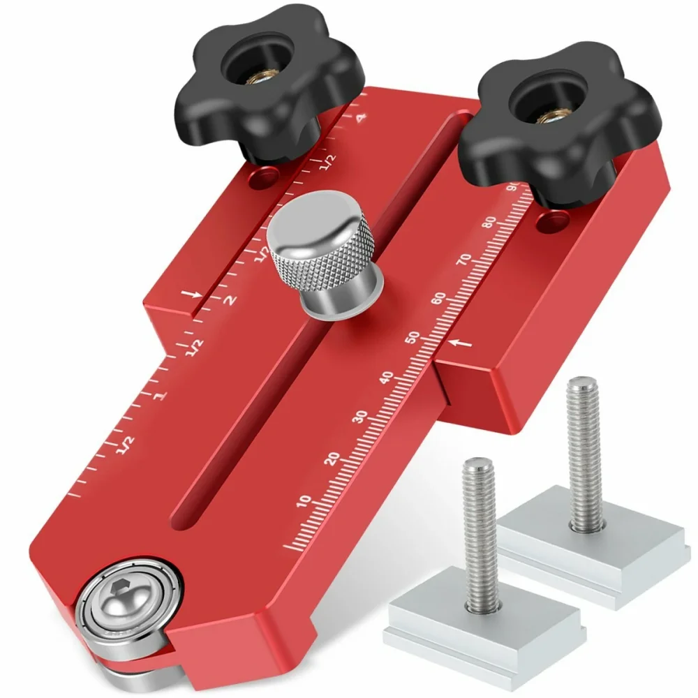 CRTOL Woodworking Guide Lengthen Table Saw Fast Cutting Limit Fence Workbench T Track Guide