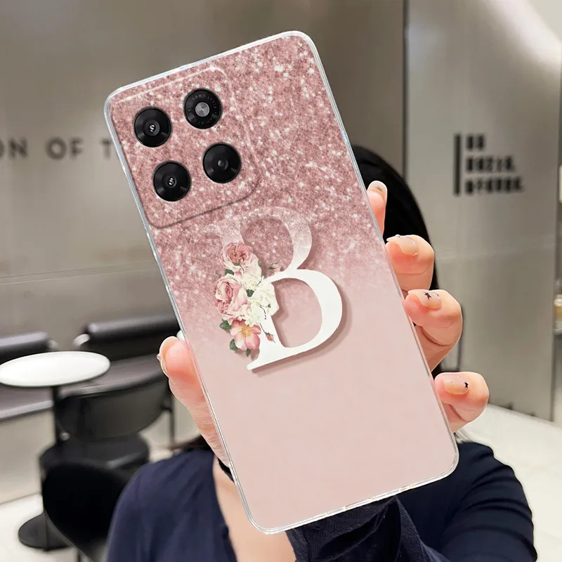 Luxury Elegant Clear Soft Silicon Back Cover Case