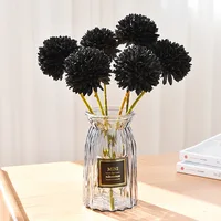 30cm Artificial Flower Dandelion Ball Chrysanthemum Fake Flower Living Room Potted Flower Arrangement Wedding Decoration 1