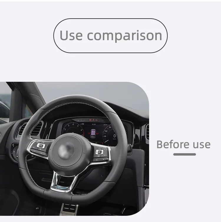 Carbon Fiber Paddle Shift For Golf 7 MK7 T-carbon Shift Paddles Replacement Type Car Steering Wheel Paddle Shifter