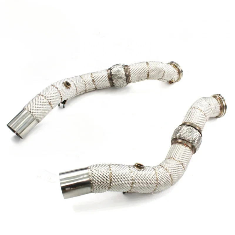 High Performance hot sellin Flow Catless Exhaust Downpipes for Maserati Ghibli 3.0t 304Stainless Steel Automobile Accessories