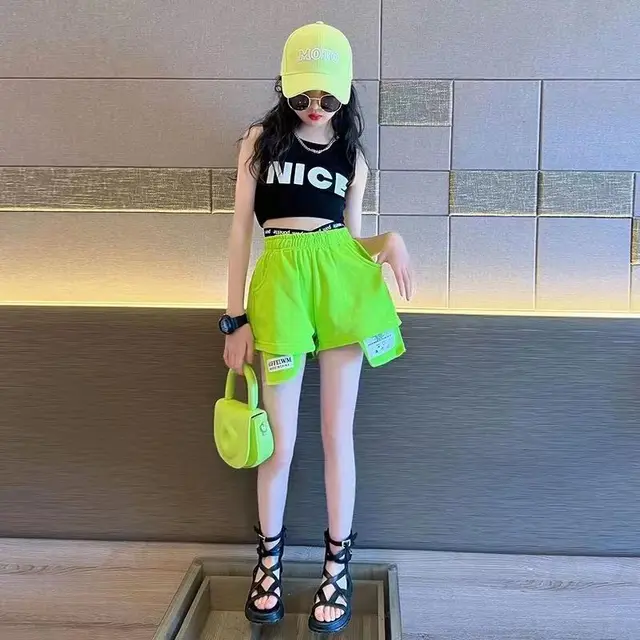 Pantalones Cortos Moda De Conjuntos Para NiÃ±as Pantalones Cortos