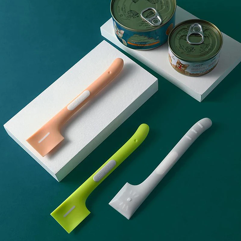 Cat Can Spoon Dog Cat Universal Wet Food Pet Feed Stir Long Handle