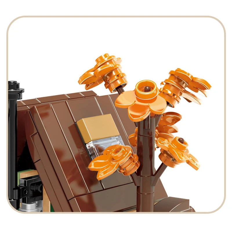 City Series Girls Santorini Castle Building Block Create Unique Structures Classic DIY Model Brick Toys Gift Children Kids