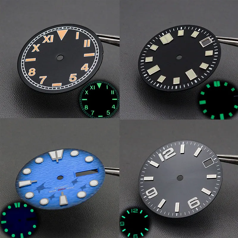 Quadrante Dell'Orologio Adatto Seiko Skx007 6105 Skx009 Srpd Tonno Monster Turtle Parti Dello Strumento Di Riparazione Dell'Orologio Da Uomo Con C3 Ve