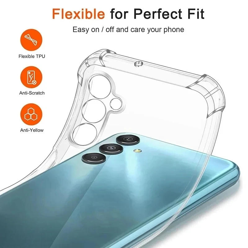 Transparent Silicone Clear Soft Case Back Cover