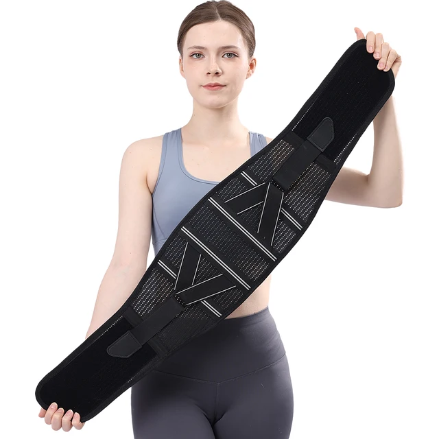Back Brace for Men and Women Lower Back - Breathable Waist Lumbar Support Belt for Sciatica, Herniated Disc, Back Pain Relief