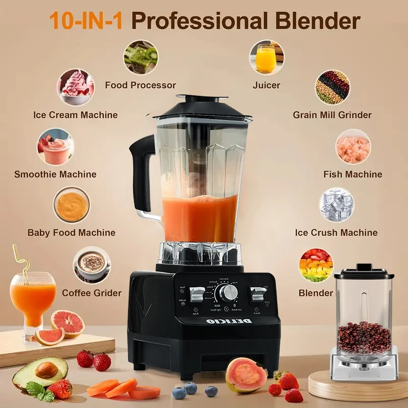 7-in-1 kitchen multi-function food processor, suitable for juicing various fruits, blending meats, 1000w high-speed blender with 3 küchexyz.de S933ecf07e90c4f0ea59911ee8d606248N küchexyz.de Best Price | Fast Delivery |Quality Product 7-in-1 kitchen multi-function food processor, suitable for juicing various fruits, blending meats, 1000w high-speed blender with