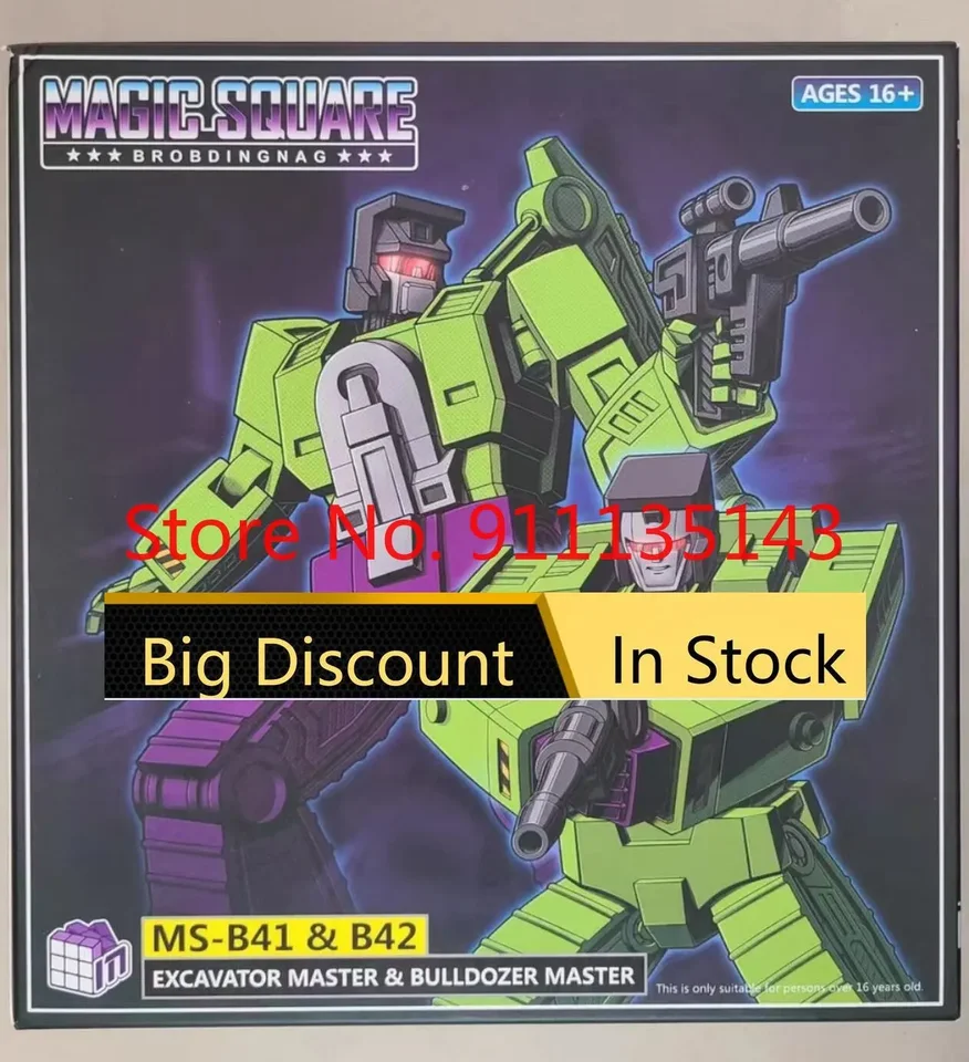 Magic Square Devastator Ms-B37 + Ms-B38 Ms-B39 + Ms-B40 Ms