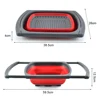 Silicone world Foldable Stretch Drain Basket Fruit Vegetable Washing Basket Strainer Colander Stacked Drainer Kitchen Tools 5