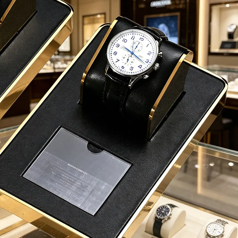 우드텐 메탈 시계 스탠드 손목시계 홀더 쥬얼리 정리대 시계 진열대 쥬얼리 시계 진열 소품 시계 스탠드